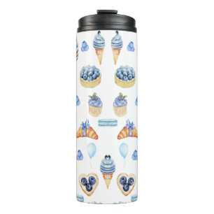 Blaubeer-Dessertliebhaber  Thermosbecher