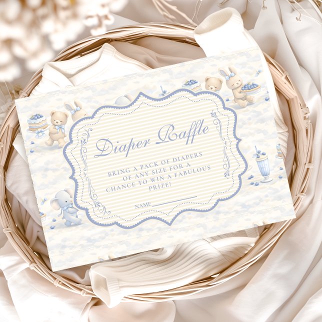 Blaubeer-Häschen-Teddy-Windel-Wettbewerb Begleitkarte (Von Creator hochgeladen)