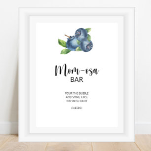 Blaubeer-Mom-osa-Riegel Poster