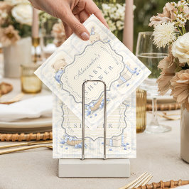 Blaubeer-Teddy-Garten-Toilette-Baby-Party Serviette