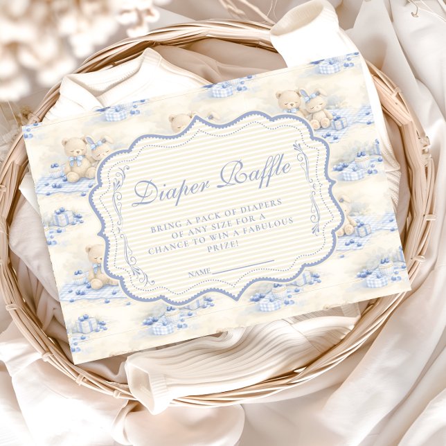 Blaubeer-Teddy-Geschenk-Toile-Windelmünze Begleitkarte (Von Creator hochgeladen)