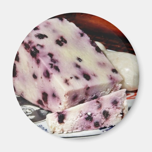 Blaubeer White Stilton Magnet (Vorne)