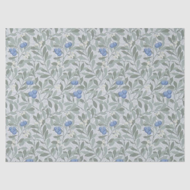 Blaubeerbaum, William Morris Seidenpapier (Vorderseite)
