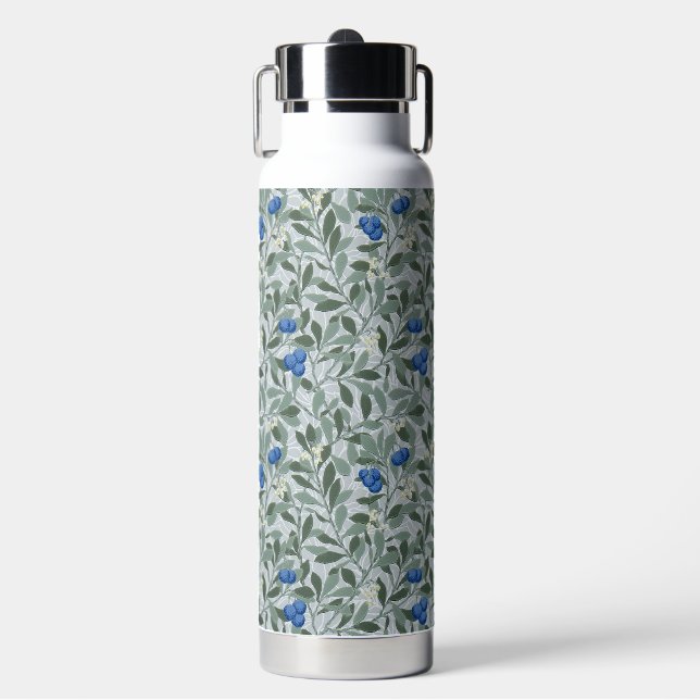 Blaubeerbaum, William Morris Trinkflasche (Vorderseite)
