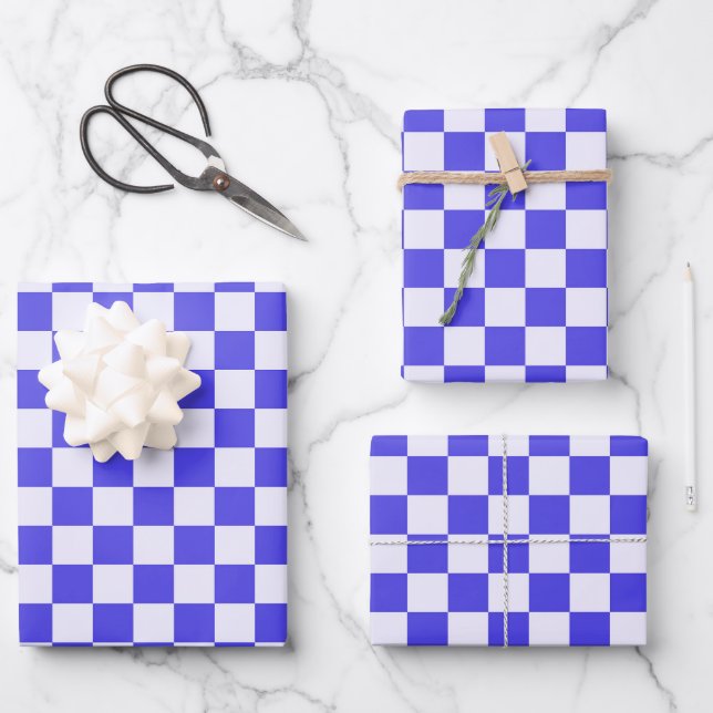 Blaubeercreme-Karu-Muster Geschenkpapier Set (Vorderseite)