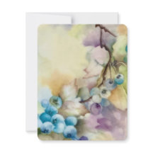 Blaubeerdämmerung — handgemalte Blueberry Note Car