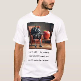 Blaubeere Apfel T-Shirt