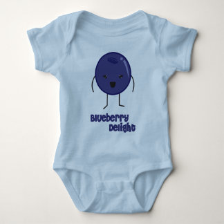 Blaubeere Baby Strampler