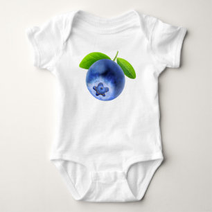 Blaubeere Baby Strampler