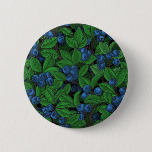 Blaubeere Button