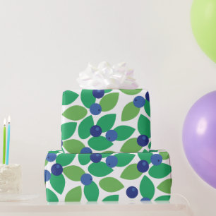 Blaubeere. Geschenkpapier