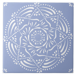 Blaubeere Mandala Fliese