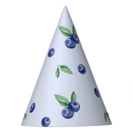 Blaubeere-Muster-Geburtstag eines Jungen Partyhütchen