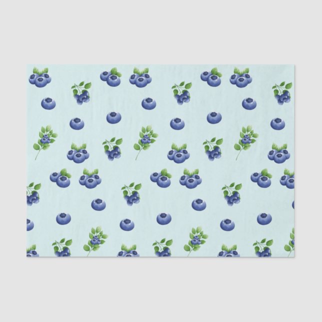 Blaubeere Seidenpapier (Vorderseite)