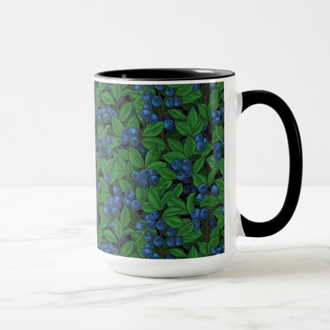 Blaubeere Tasse (Rechts)
