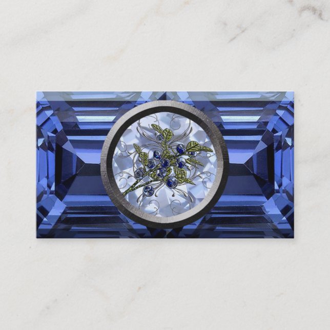 Blaubeere Visitenkarte (Vorderseite)