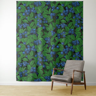 Blaubeere Wandteppich