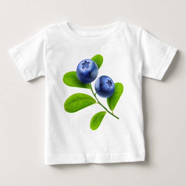 Blaubeeren Baby T-shirt (Vorderseite)