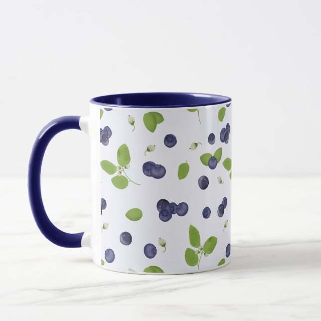 Blaubeeren Blaubeerblüten Laub Tasse (Links)