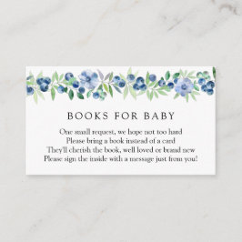 Blaubeeren-Bücher für die Babyverpackungskarte Begleitkarte