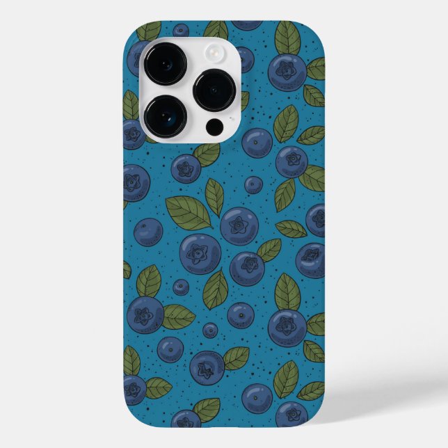 Blaubeeren Case-Mate iPhone Hülle (Rückseite)