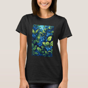 Blaubeeren Frucht Blaubeeren Frucht Veganer Garten T-Shirt