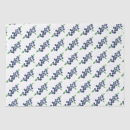 Blaubeeren-Früchte Berry 1. Geburtstag Wasserfarbe Seidenpapier