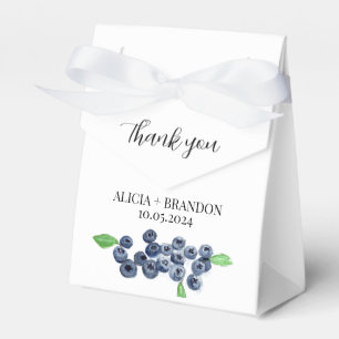 Blaubeeren Früchte Elegante Moderne Hochzeit Geschenkschachtel