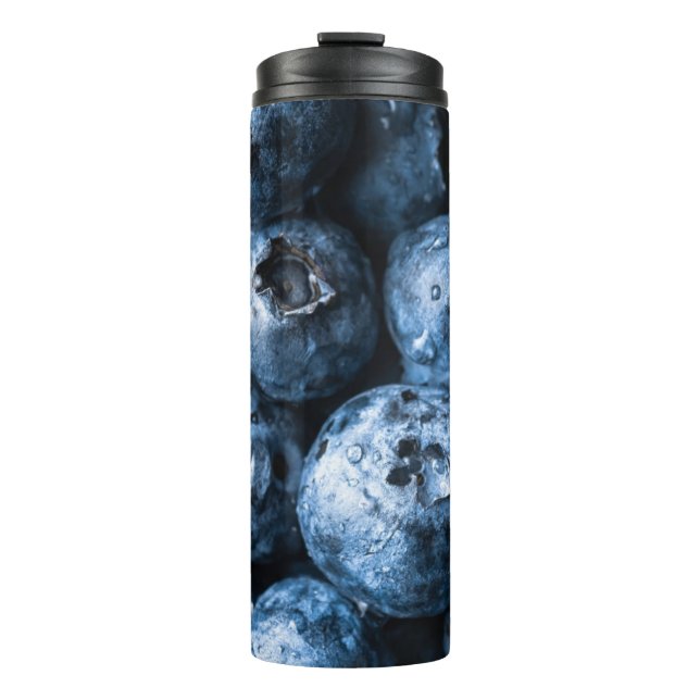 Blaubeeren Früchte Thermosbecher (Vorderseite)