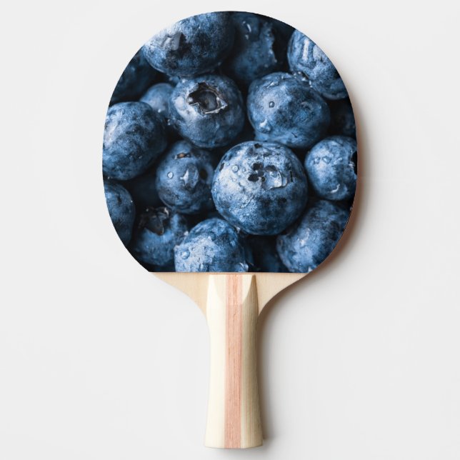Blaubeeren Früchte Tischtennis Schläger (Vorderseite)
