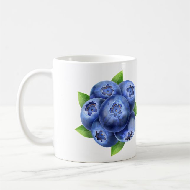 Blaubeeren Kaffeetasse (Links)