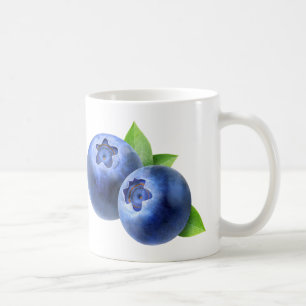 Blaubeeren Kaffeetasse