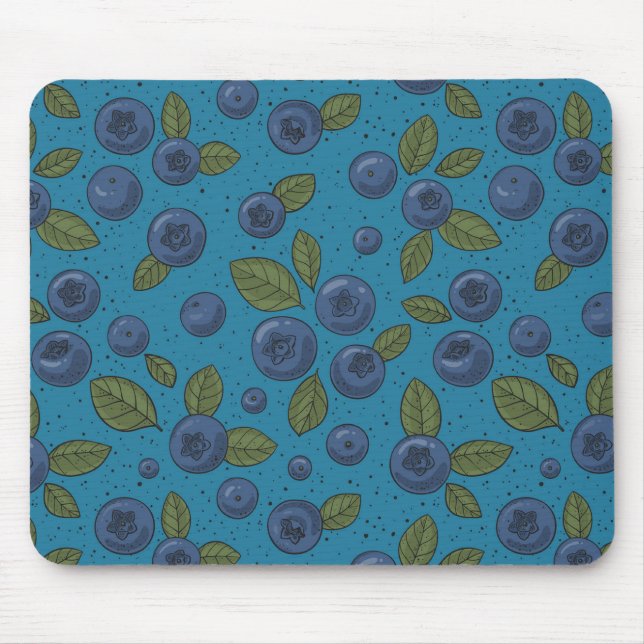 Blaubeeren Mousepad (Vorne)