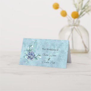 Blaubeeren Name Platzkarte