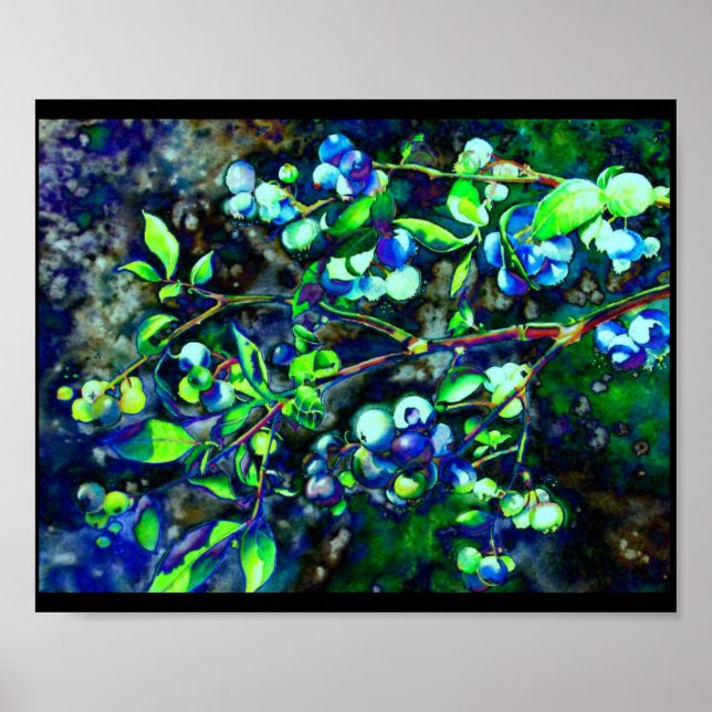 Blaubeeren Poster (Vorne)
