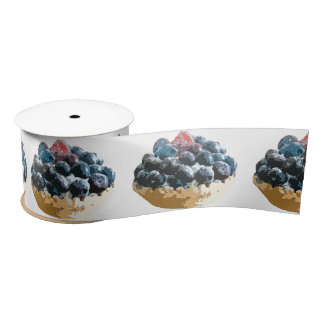 Blaubeeren Satinband