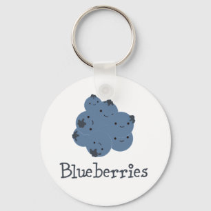 Blaubeeren Schlüsselanhänger