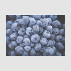 Blaubeeren Seidenpapier