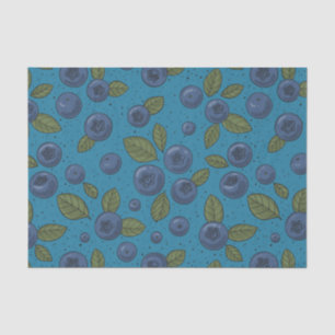 Blaubeeren Seidenpapier