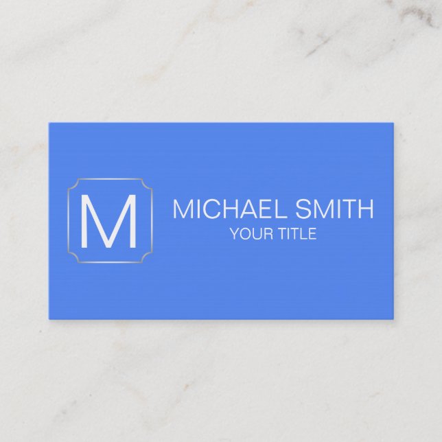 Blaubeerfarbe Visitenkarte (Vorderseite)