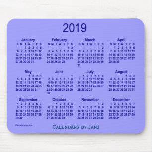 Blaubeerkalender 2019 durch Janz Mausunterlage Mousepad