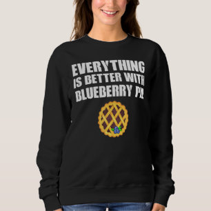 Blaubeerkuchen Bekleidung  Erstaunlich  Kuchen Des Sweatshirt