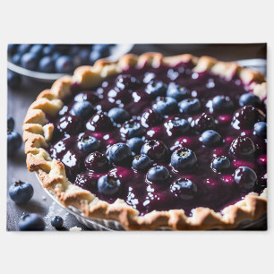 Blaubeerkuchen Magnet