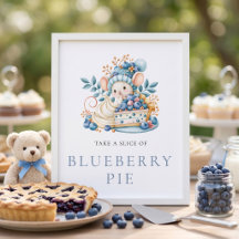 Blaubeerkuchen-Maus-Beeren-süße Babyparty