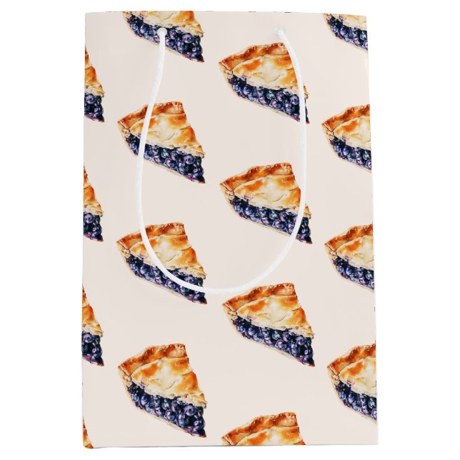 Blaubeerkuchen Mittlere Geschenktüte (Vorderseite)