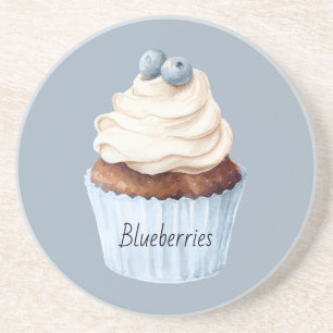 Blaubeermuffin Getränkeuntersetzer