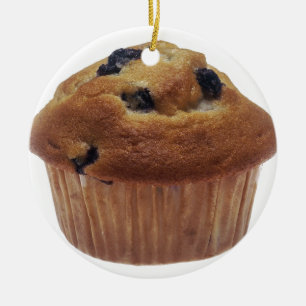 Blaubeermuffin Keramikornament