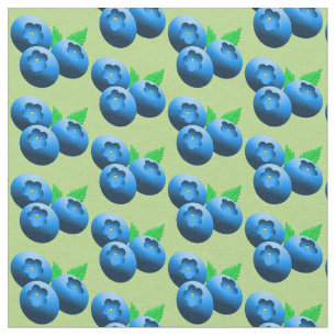Blaubeermuster Stoff