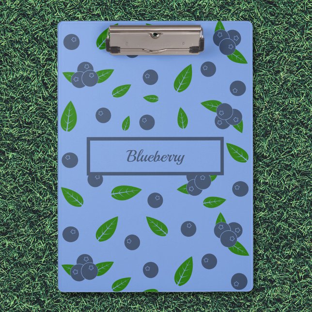 Blaubeermuster-Zwischenablage Klemmbrett (Blueberry pattern Clipboard)