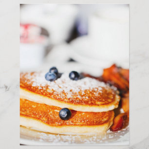 Blaubeerpfannkuchen Flyer